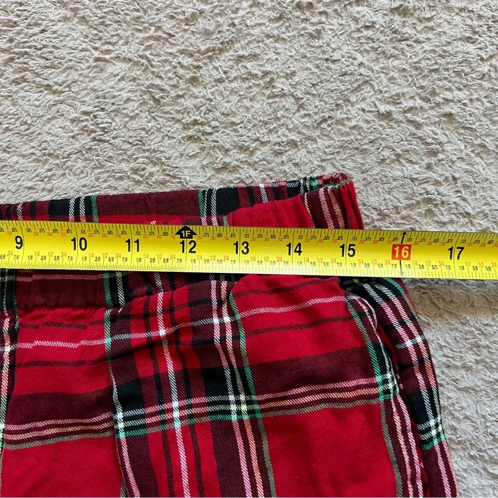 J. Crew Red Plaid Pajama Pants Preppy Minimalist‎ Capsule Cottage Unisex Size M